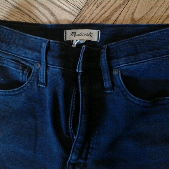 Madewell Black Jeans in Size 28 10' High Rise Skinny Jeans - Picture 4 of 8